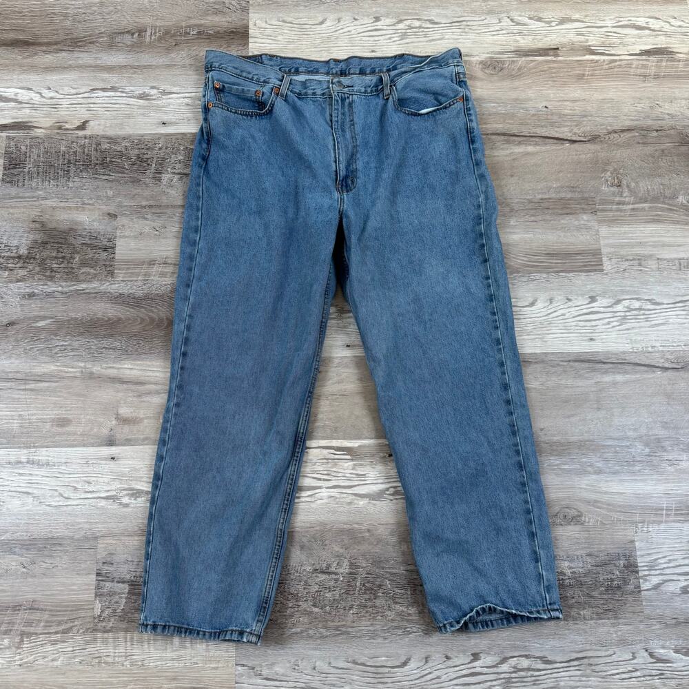 Levi’s 550 Jeans Blue Denim Relaxed Fit Dadcore Vintage Mens 42x30
